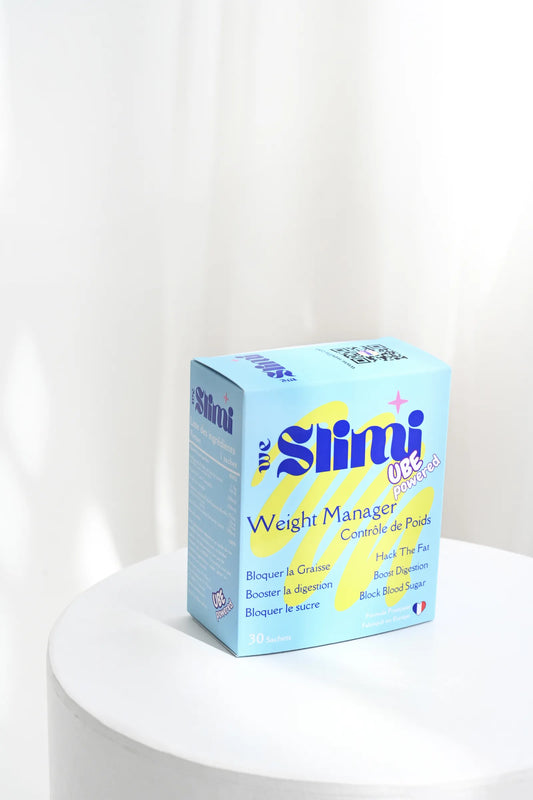 Weight Manager box on a white plinth